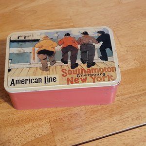 American Line Vintage metal box